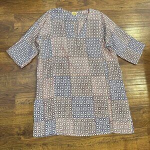Roberta Roller Rabbit silk tunic dress